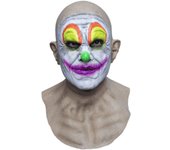 Ghoulish Productions - Máscara Payaso Hooligan, Línea Hyper Masks, Disfraz de Látex resistente, Pintada a Mano, Halloween, Desfile de Carnaval, Fiesta de Disfraces, Talla Única Adulto