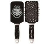 Cepillo de Pelo de Harry Potter - Especial Desenredante - Elaborado con Plástico ABS - Diseño de Hogwarts - Forma Rectangular - Producto Original Diseñado en España