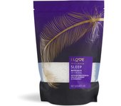Sal de baño I Love Wellness Sleep con aceites esenciales, fórmula relajante para descanso profundo, 500 g, cuidado corporal para piel suave y revitalizada