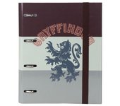 CERDÁ LIFE's LITTLE MOMENTS - Archivador 4 Anillas Unisex de Hogwarts [ Harry Potter ] con Tapa Dura y Cierre con Goma - Licencia Oficial Warner Bros, 2700000275