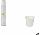 Set de vasos algon blanco 80 ml 50 piezas (18 unidades)