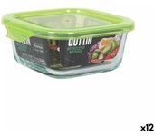 Fiambrera quttin verde 550 ml (12 unidades)