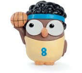 Egan ML18SP/2BK - Figura de Baloncesto, Modelo Goofi, cerámica, Multicolor, 8 x 8 x 10 cm