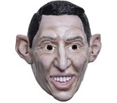 Ghoulish Productions - Máscara Ángel Di Maria, Línea Personajes Famosos, Disfraz de Látex resistente, pintada a mano, Halloween, Fútbol, Desfile de Carnaval, Fiesta de Disfraces, Talla única adulto
