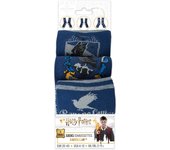 Cinereplicas Harry Potter - Pack de 3 unisexos - Calcetines con emblemas Hogwarts - Zapatos 35 a 45 - Ravenclaw