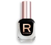 Makeup Revolution, Esmalte de uñas Express Midnight Black, 10 ml