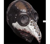 Ghoulish Productions - Máscara Doctor Peste, Línea Gas Mask & Steampunk, Disfraz de Látex resistente, Pintada a Mano, Halloween, Desfile de Carnaval, Fiesta de Disfraces, Talla Única Adulto
