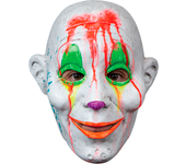 Ghoulish Productions - Máscara de Gang Tiger Neon, Línea Clowns, Disfraz de Látex resistente, pintada a mano, Halloween, Desfile de Carnaval, Fiesta de Disfraces, Talla única adulto