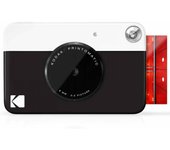 KODAK Printomatic Cámara digital instantánea - Fotos de calidad en papel fotográfico adhesivo Zink 2x3" - 5MP, portátil, regalo creativo para cumpleaños, Navidad, fiestas - Negro