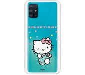 Personalaizer Funda Original Compatible con Samsung Galaxy A51 - Hello Kitty Club estrellitas