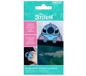 Limpiador de pantallas microfibra stitch con clip para sujetarse a la pantalla