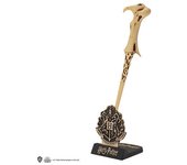 Cinereplicas Harry Potter - Pluma varita mágica Voldemort con soporte y lenticular marcapáginas - Licencia Oficial