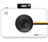 KODAK Step Touch | Cámara digital de 13 MP e impresora instantánea con pantalla de 3,5", vídeo de alta definición, zoom óptico de 10x, suite de edición, Bluetooth y tinta cero ZINK. | Blanco