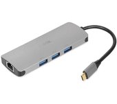Ibox hub usb iuh3rj4k usb3.2 lan hdmi 4k pd100w