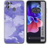 Funda Silicona Transparente Blackview A55 Pro Acuarela 01