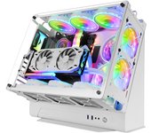Mars Gaming MCB Blanco Caja PC Gaming ATX XL Edición Custom Premium Estructura Modular Doble Cámara