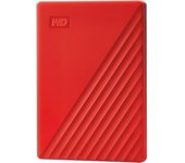 Western Digital My Passport disco duro externo 4000 GB Rojo