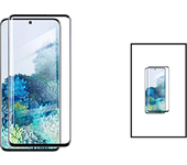 Kit 2 Película de vidrio templado 5D Cubierta completa curvada para Oppo Find x6 Pro - Transparente/