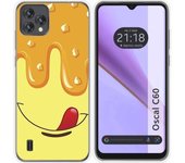 Funda Silicona Blackview Oscal C60 Helado Vainilla