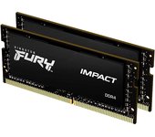 KF432S20IBK2/32 Fury Impact Memoria RAM 1.2 Voltios 32GB 3200 MHz 3200MHz DDR4 Negro