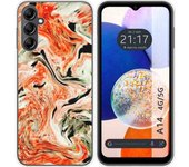 Funda Silicona Samsung Galaxy A14 4G / 5G Mármol 12