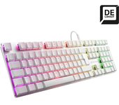 Sharkoon PureWriter RGB Blue teclado USB QWERTZ Alemán Blanco