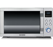 Severin MW 7774 microondas Encimera Microondas combinado 25 L 900 W Plata