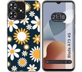 Funda Silicona Zte Blade A73 4G Flores 08