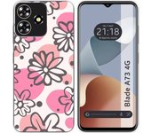 Funda Silicona Zte Blade A73 4G Flores 09