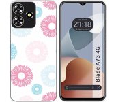 Funda Silicona Zte Blade A73 4G Flores 06