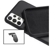 Kit de soporte magnético L CAR de conducción segura + cubierta de silicona líquida