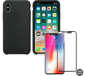 Kit de vidrio templado de la cubierta completa 5D + cubierta Slimshield