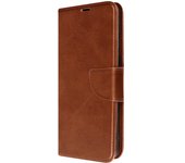 Funda para Motorola Moto G72 Tarjetero y Soporte Vídeo + Correa Marrón