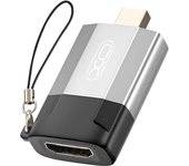 Adaptador vídeo Mini DisplayPort a HDMI 4K Gris