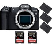 EOS R8 + 2 SanDisk 32GB Extreme PRO UHS-II SDXC 300 MB/s + 3 LP-E17 + PDF MCZ DIRECT '20 TÉCNICAS PA