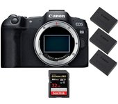 EOS R8 + 1 SanDisk 32GB Extreme PRO UHS-II SDXC 300 MB/s + 3 LP-E17 + PDF MCZ DIRECT '20 TÉCNICAS PA