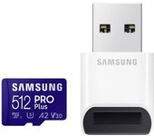 PRO Plus Tarjeta SDXC de 512 GB Clase 10, Clase 10 UHS-I, UHS-I, v30 Velocidad de video Clase Compat