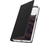 Funda con cierre para Motorola Moto G24/G04 efecto satinado, Negro