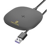 Cargador Inalámbrico por Inducción Negro 15W para Teléfono QI Negro