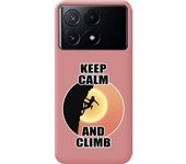 Funda Rosa Xiaomi Poco X6 Pro 5G Mujer Escalada