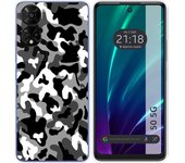 Funda Silicona TCL 50 5G Snow Camuflaje