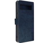Funda para Google Pixel 7a Clapet Tarjetero Soporte Vídeo Correa Azul oscuro