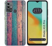 Funda Silicona Zte Blade A53 Pro Madera 10