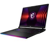 MSI Gaming Raider GE78 HX 14VIG-671DE Intel® Core™ i9 i9-14900HX Portátil 43,2 cm (17 pulgadas pulgadas) Quad HD+ 32 GB DDR5-SDRAM 2 TB SSD NVIDIA GeForce RTX 4090 Wi-Fi 7 (802.11be) Windows 11 Pro Negro