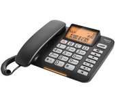 DL580 Teléfono con cable con identificador de llamadas negro
