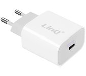 Cargador de corriente USB Tipo C Power Delivery 18W Carga Rápida Blanco