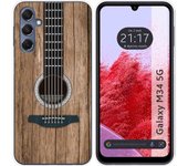 Funda Silicona Samsung Galaxy M34 5G Madera 11