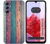 Funda Silicona Samsung Galaxy M34 5G Madera 10
