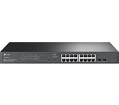 TP-Link TL-SG2218P switch L2/L2+ Gigabit Ethernet (10/100/1000) Energía sobre Ethernet (PoE) 1U Negr