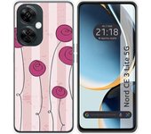 Funda Silicona Oneplus Nord CE 3 Lite 5G Flores Vintage